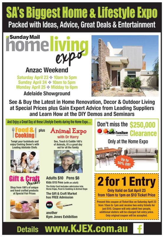 Home Living Expo - Anzac Weekend